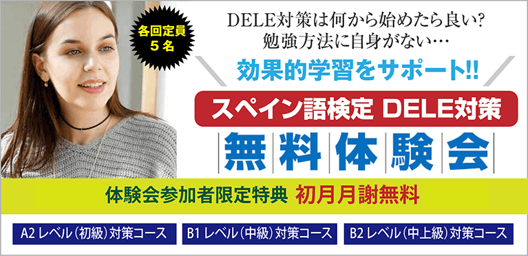 DELE対策 オンライン無料体験会